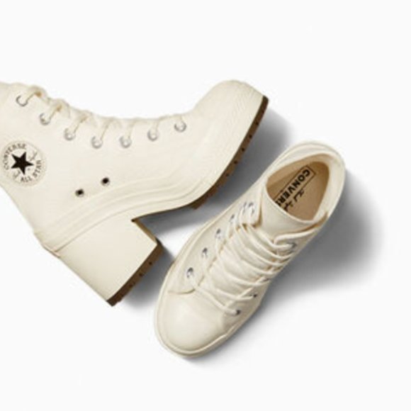 Converse Chuck 70 De Luxe Heel Leather Size 6.5 (fits Size 7) (Size 6 also aval) - Picture 2 of 13